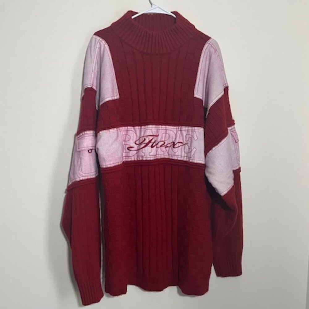 Platinum Life Red Bare Fox Sweater 3XL